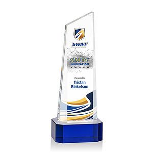 Belmont Tower VividPrint™ Award on Padova - Blue