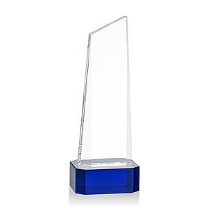 Belmont Tower VividPrint™ Award on Padova - Blue