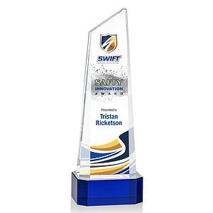 Belmont Tower VividPrint™ Award on Padova - Blue