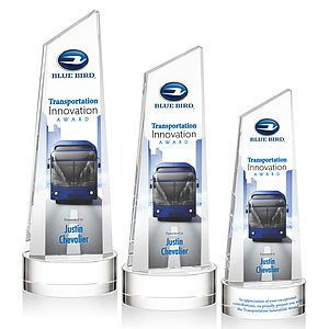 Belmont Tower VividPrint™ Award on Stanrich - Clear