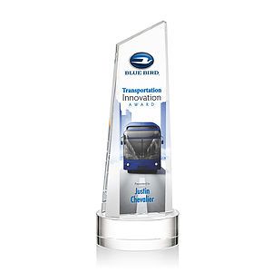 Belmont Tower VividPrint™ Award on Stanrich - Clear