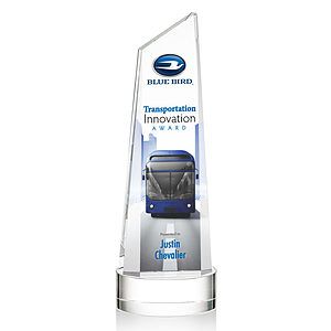Belmont Tower VividPrint™ Award on Stanrich - Clear