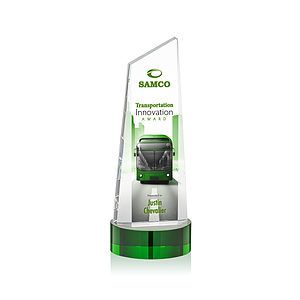 Belmont Tower VividPrint™ Award on Stanrich - Green