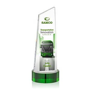 Belmont Tower VividPrint™ Award on Stanrich - Green