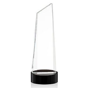Belmont Tower VividPrint™ Award on Stanrich - Black