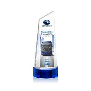 Belmont Tower VividPrint™ Award on Stanrich - Blue