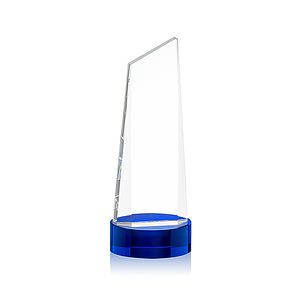Belmont Tower VividPrint™ Award on Stanrich - Blue