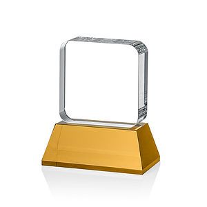 Flamborough VividPrint™ Award on Base - Amber