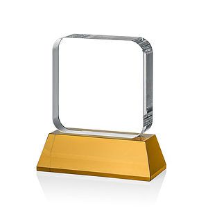 Flamborough VividPrint™ Award on Base - Amber