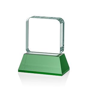 Flamborough VividPrint™ Award on Base - Green