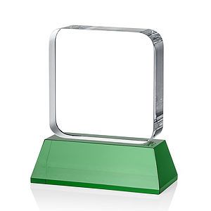 Flamborough VividPrint™ Award on Base - Green
