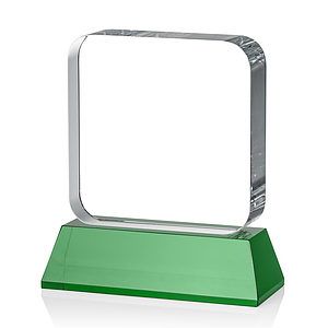 Flamborough VividPrint™ Award on Base - Green