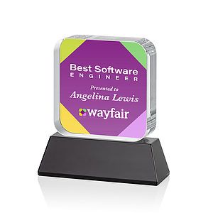 Flamborough VividPrint™ Award on Base - Black