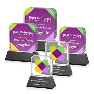 Flamborough VividPrint™ Award on Base - Black