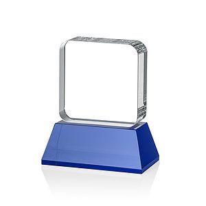 Flamborough VividPrint™ Award on Base - Blue