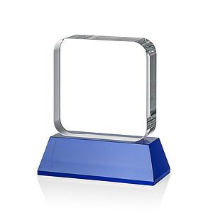 Flamborough VividPrint™ Award on Base - Blue