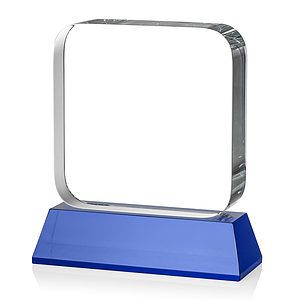 Flamborough VividPrint™ Award on Base - Blue