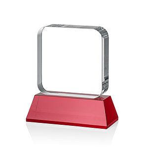 Flamborough VividPrint™ Award on Base - Red