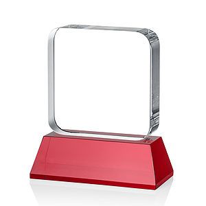 Flamborough VividPrint™ Award on Base - Red