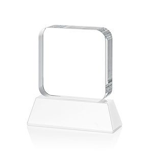 Flamborough VividPrint™ Award on Base - White