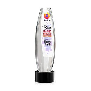 Hoover VividPrint™ Award on Marvel Base - Black