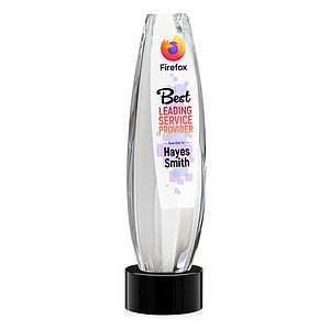Hoover VividPrint™ Award on Marvel Base - Black