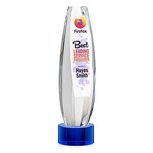 Hoover VividPrint™ Award on Marvel Base - Blue