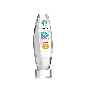 Hoover VividPrint™ Award on Paragon Base - Clear