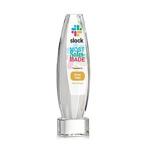 Hoover VividPrint™ Award on Paragon Base - Clear