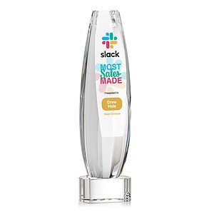 Hoover VividPrint™ Award on Paragon Base - Clear
