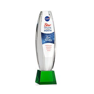 Hoover VividPrint™ Award on Robson Base - Green