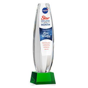 Hoover VividPrint™ Award on Robson Base - Green
