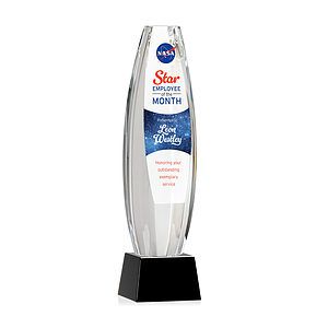 Hoover VividPrint™ Award on Robson Base - Black