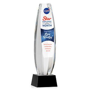 Hoover VividPrint™ Award on Robson Base - Black