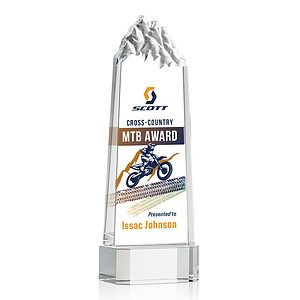 Himalayas VividPrint™ Award on Base - Clear