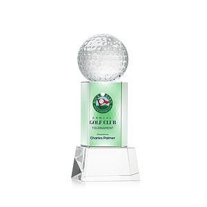 Golf Ball VividPrint™ Award on Belcroft - Clear