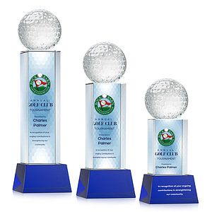 Golf Ball VividPrint™ Award on Belcroft - Blue