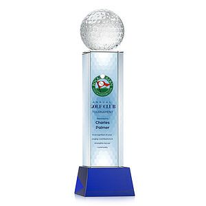 Golf Ball VividPrint™ Award on Belcroft - Blue