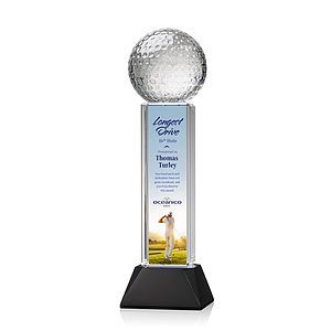 Golf Ball VividPrint™ Award on Stowe - Black