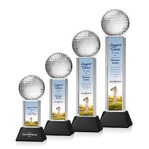 Golf Ball VividPrint™ Award on Stowe - Black