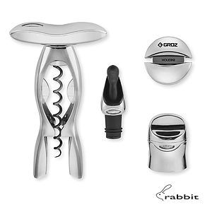 rabbit® Delux 4-PC Wine Tool Kit