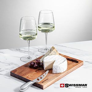 Swissmar Acacia Board   2 Dunhill Wine