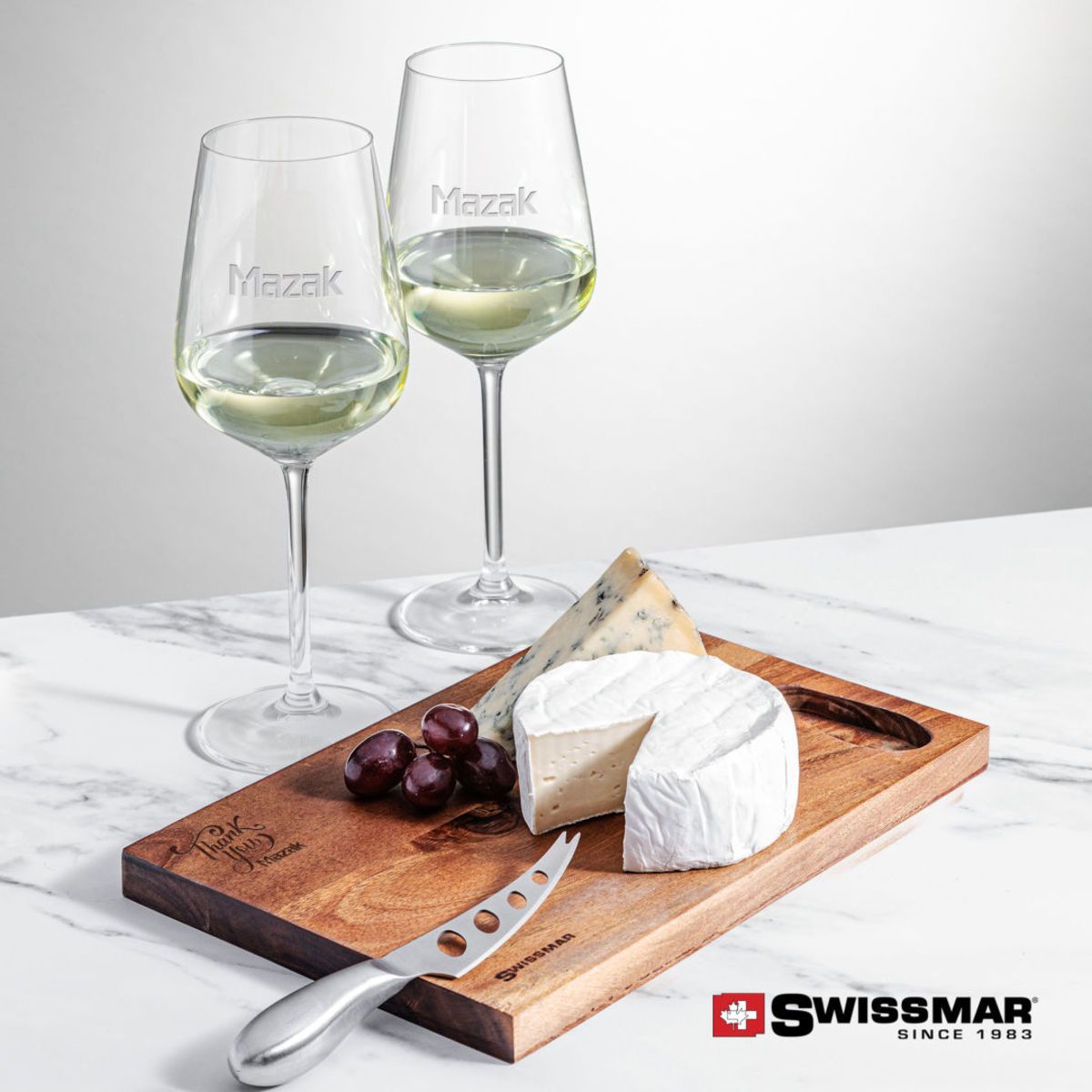 Swissmar Acacia Board   2 Elderwood Wine