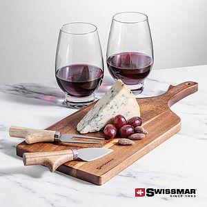 Swissmar Paddle Board  2 Glenarden Stemless Wine