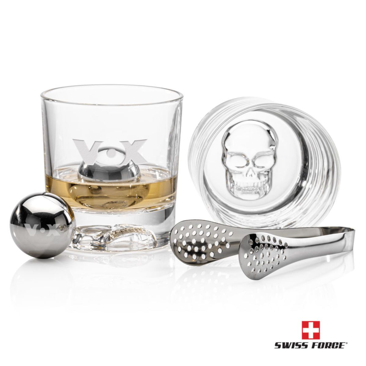 Swiss Force® S/S Balls & 2 Delrina Skull OTR