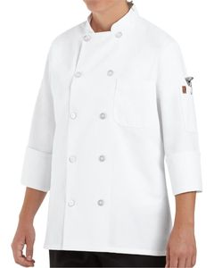 Women's Ten Button Chef Coat - 0401
