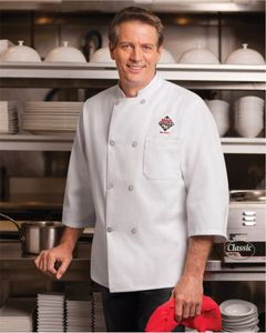 Three-Quarter Sleeve Chef Coat - 0402
