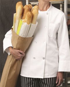 Eight Pearl Button Chef Coat - 0403