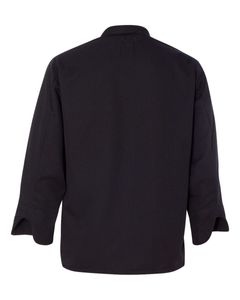 Black Knot Button Chef Coat - 0427
