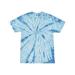 Unisex Multi-Color Tie-Dyed T-Shirt - 1000